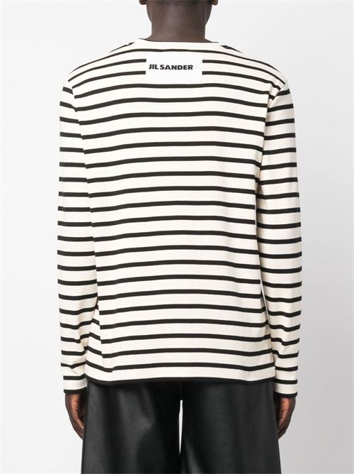 Logo long sleeved t-shirt JIL SANDER | J47NH0002J46497080